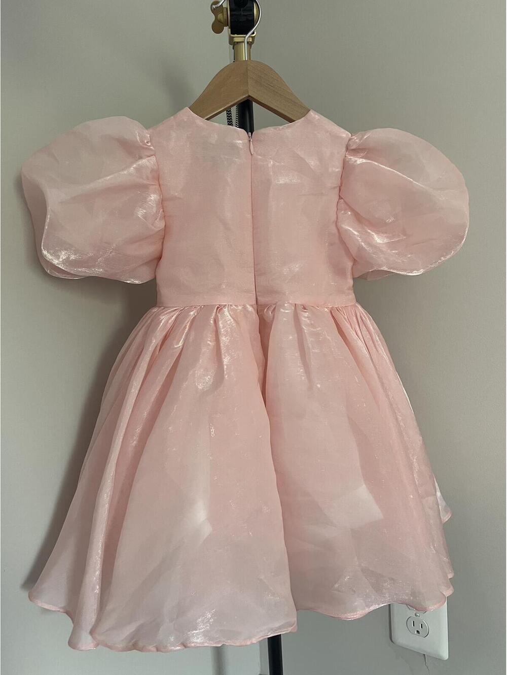 Bardot Junior Girls' Halina Mini Dress, Powder Pink, Size US 4 - Picture 5 of 9